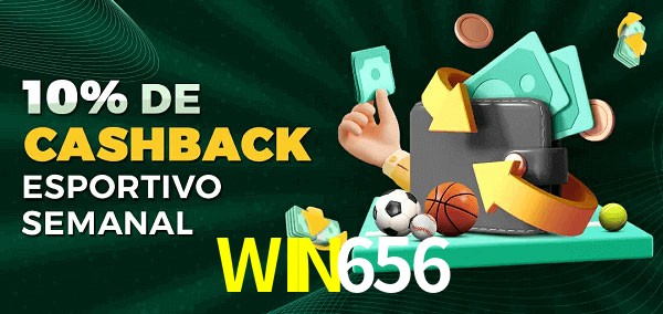 10% de bônus de cashback na WIN656