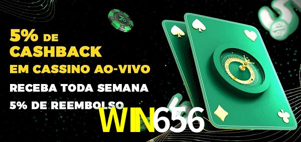 Promoções do cassino ao Vivo WIN656